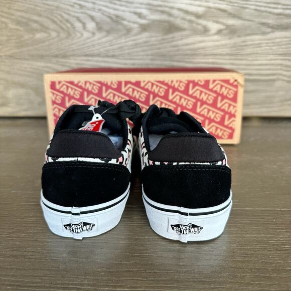 Vans Womens 10 Ward Deluxe Leather Leopard Pink - Picture 3 of 6